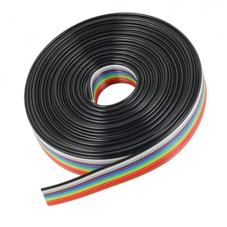 کابل فلت رنگی 10 رشته